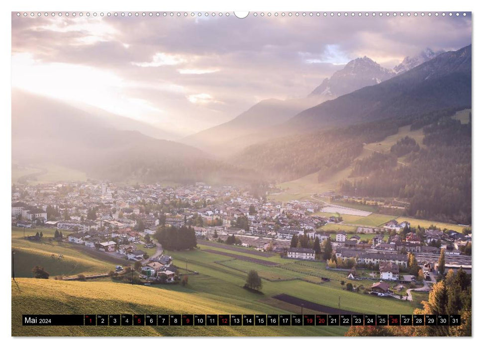 Dolomiten - Rundreise um Drei Zinnen (CALVENDO Premium Wandkalender 2024)