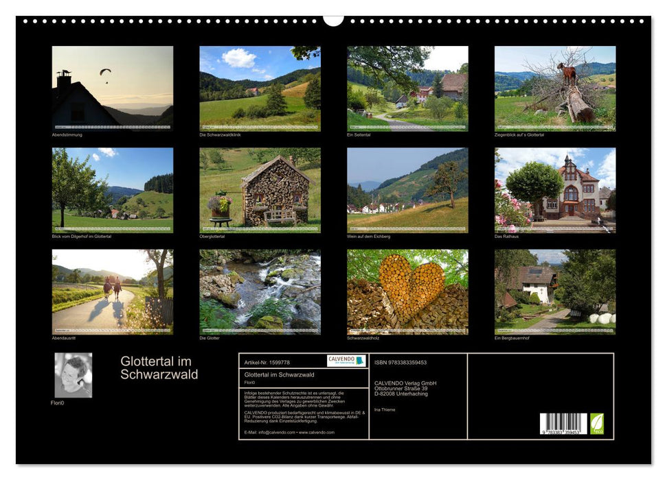 Glottertal im Schwarzwald (CALVENDO Wandkalender 2024)