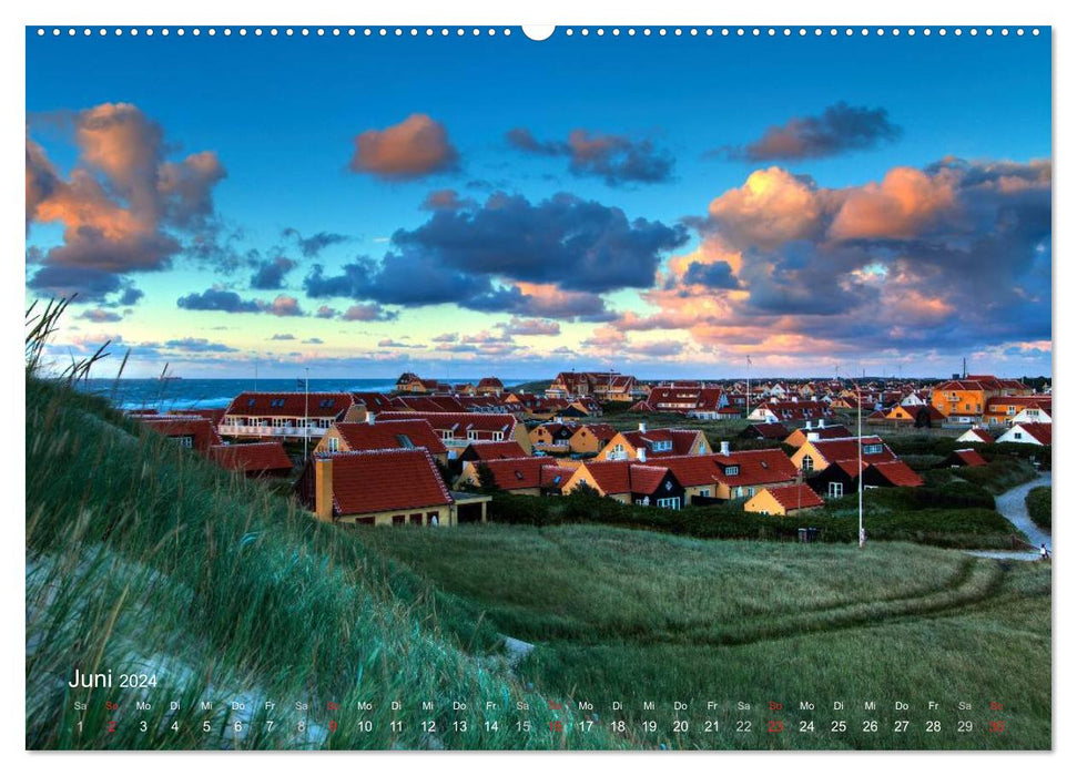 Le Nord du Danemark (Calendrier mural CALVENDO 2024) 