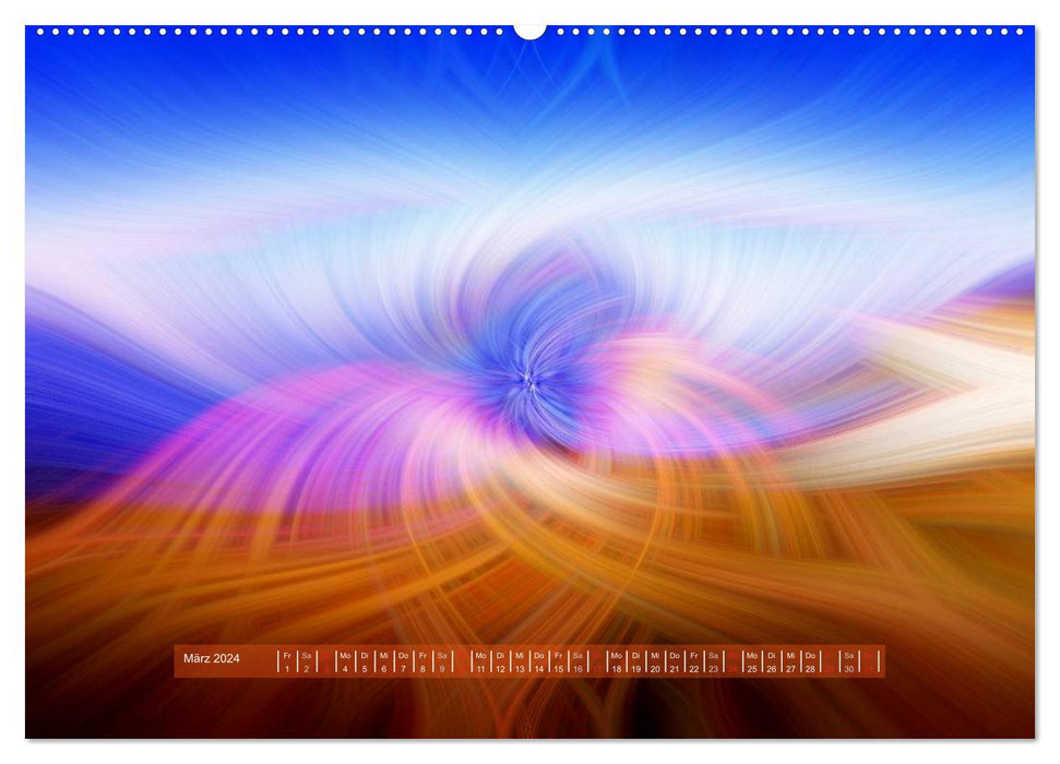 Zen des couleurs – Images méditatives (Calvendo Premium Wall Calendar 2024) 