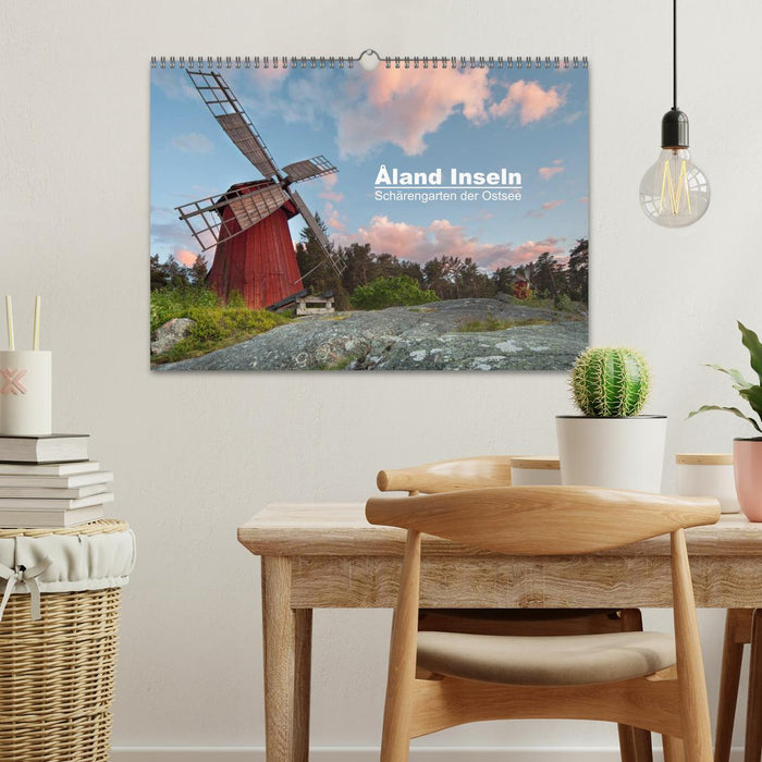 Îles Åland : archipel de la mer Baltique (calendrier mural CALVENDO 2024) 