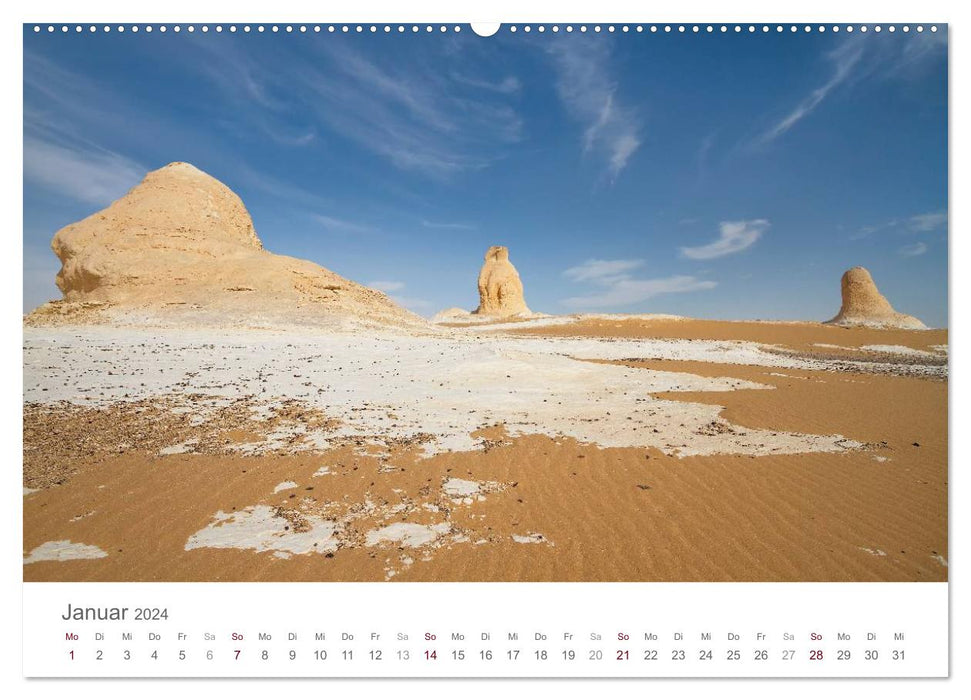 Impressionen - Weiße Wüste (CALVENDO Wandkalender 2024)