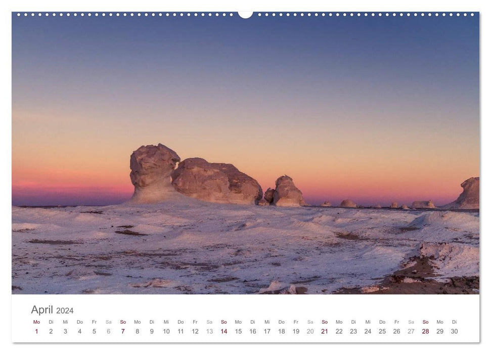 Impressionen - Weiße Wüste (CALVENDO Wandkalender 2024)