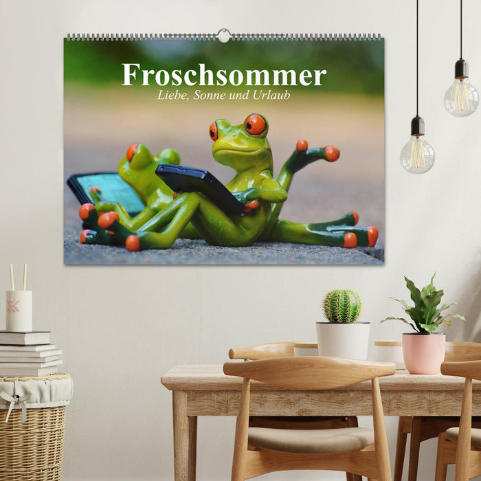 Froschsommer. Liebe, Sonne und Urlaub (CALVENDO Wandkalender 2024)