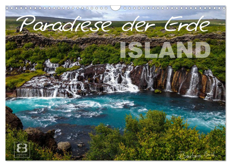 Paradis de la Terre - ISLANDE (Calendrier mural CALVENDO 2024) 