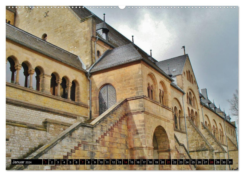 Voyage de châteaux et de palais à travers l'Allemagne (calendrier mural CALVENDO 2024) 