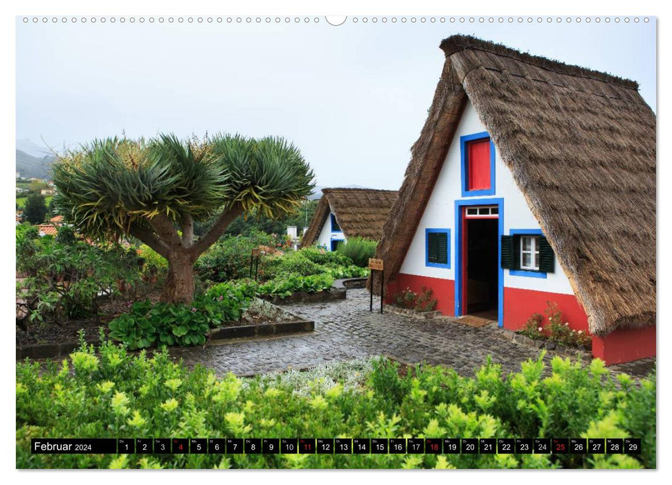 Madeira - Insel mitten im Atlantik (CALVENDO Premium Wandkalender 2024)