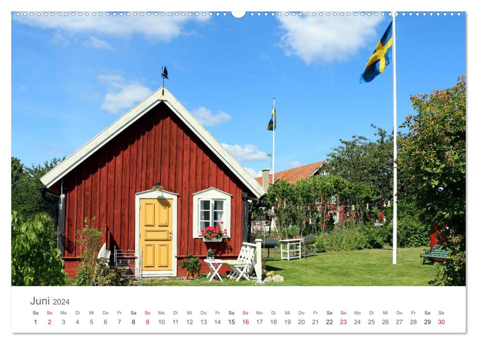Meine Lieblingsplätze in Südschweden (CALVENDO Wandkalender 2024)
