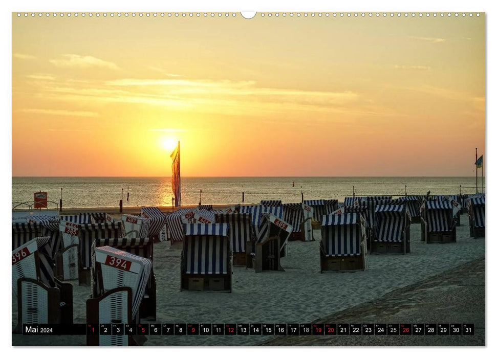 Norderney - des pieds nus aux chaussures en cuir verni (calendrier mural CALVENDO 2024) 