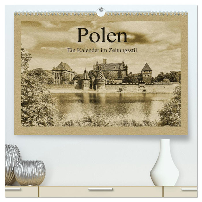 Pologne – Un calendrier au style journal (CALVENDO Premium Wall Calendar 2024) 