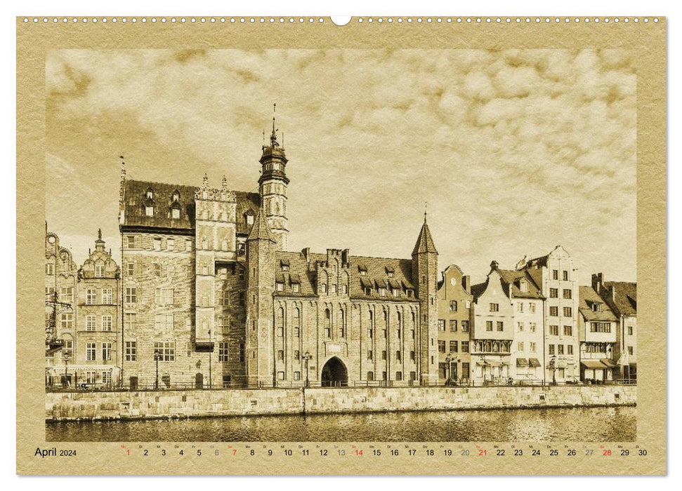 Pologne – Un calendrier au style journal (CALVENDO Premium Wall Calendar 2024) 