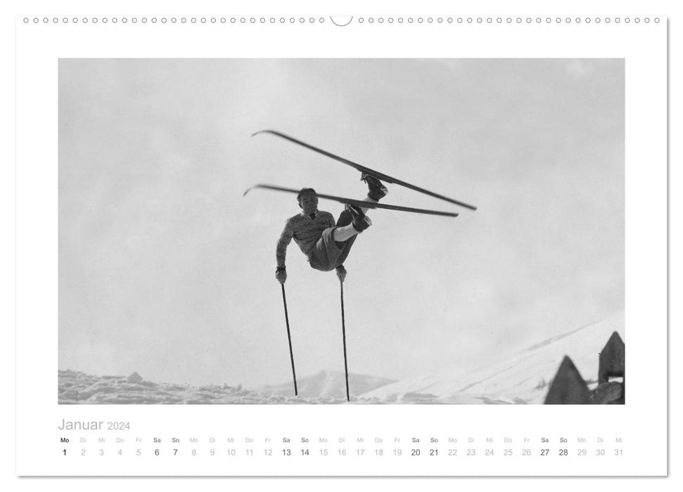 Wintersport und Wettbewerb (CALVENDO Premium Wandkalender 2024)