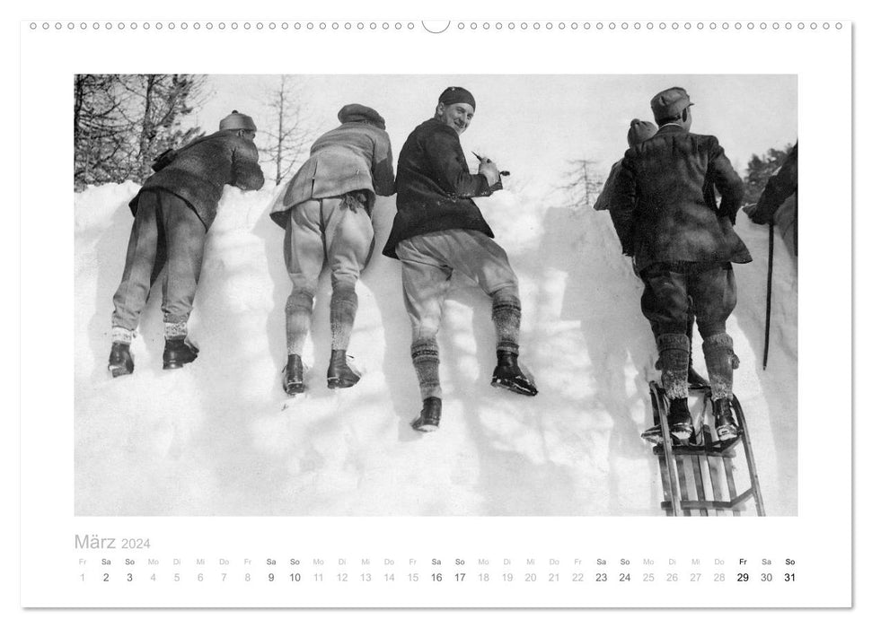 Wintersport und Wettbewerb (CALVENDO Premium Wandkalender 2024)