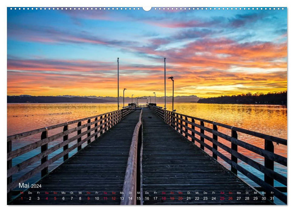 Impressionen vom Starnberger See (CALVENDO Premium Wandkalender 2024)