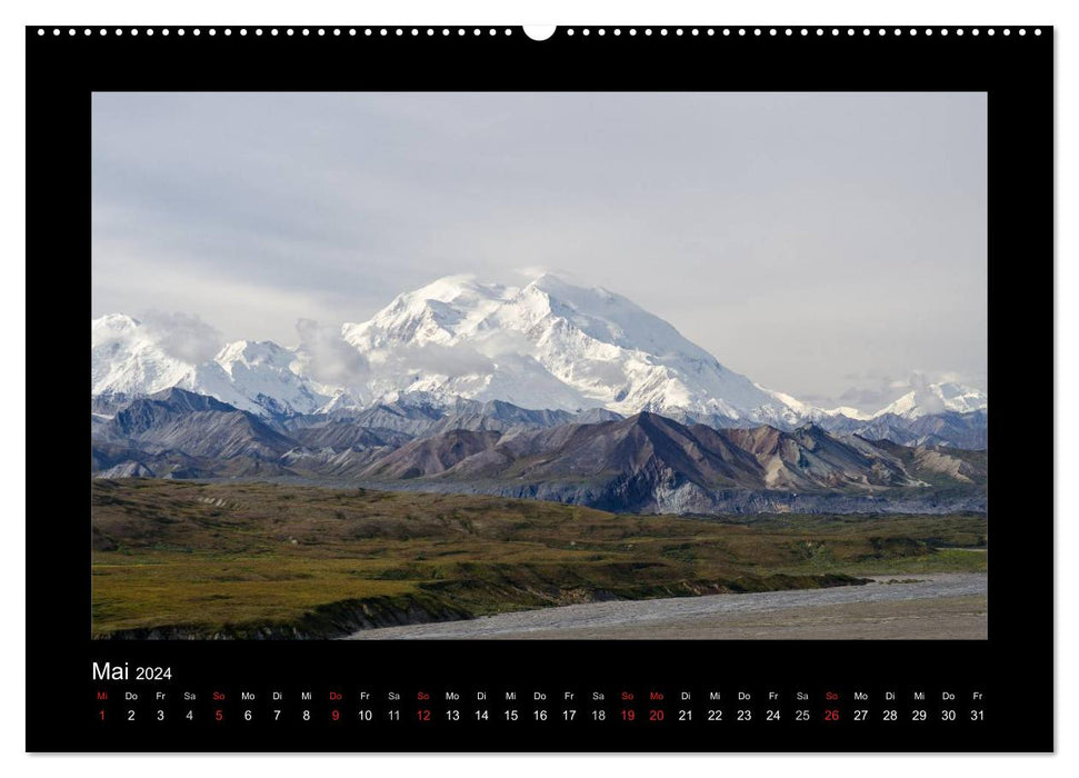 Alaska - Die letzte Grenze (CALVENDO Wandkalender 2024)