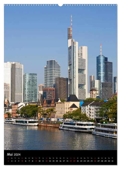 Frankfurt Highlights (CALVENDO Premium Wandkalender 2024)
