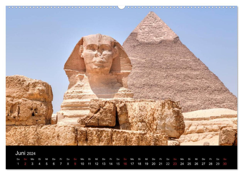 Egypte (Calendrier mural CALVENDO 2024) 
