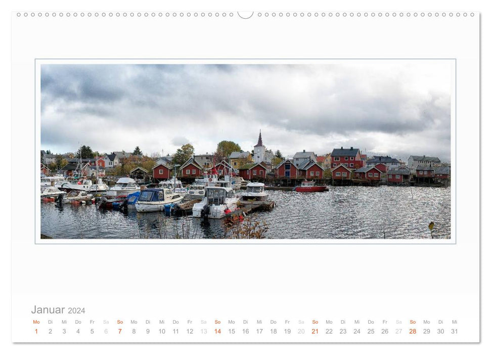 Norvège - Panoramas (Calvendo Premium Wall Calendar 2024) 