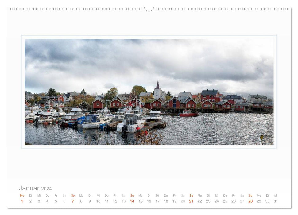 Norwegen - Panoramen (CALVENDO Premium Wandkalender 2024)