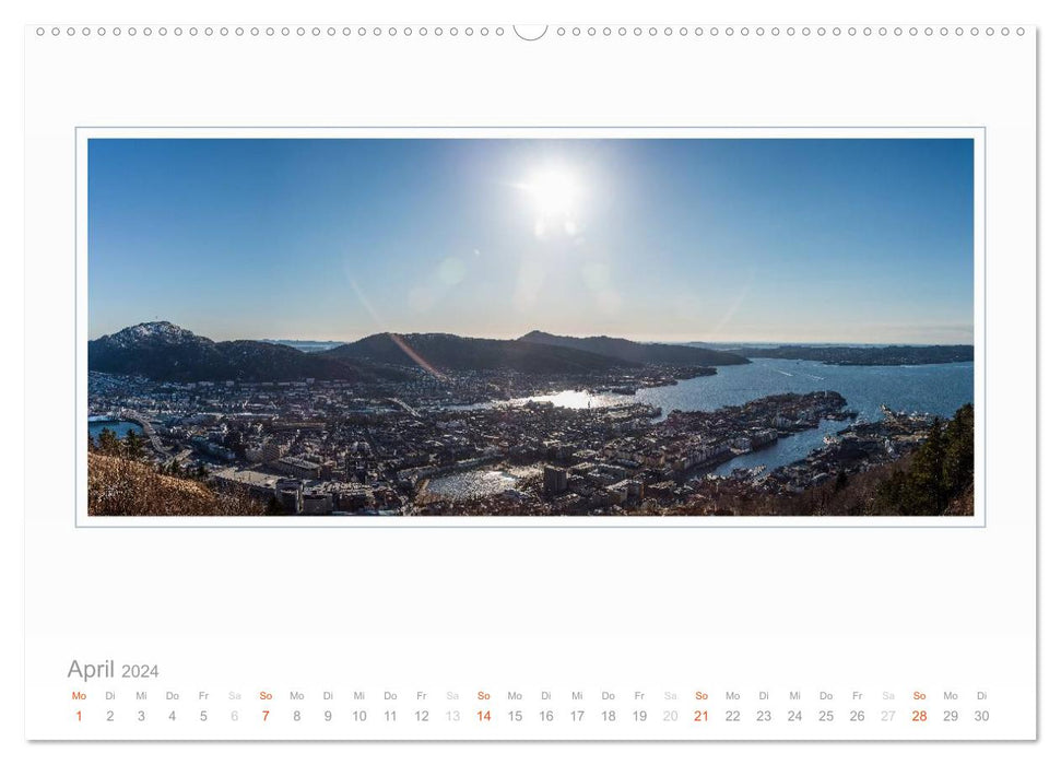 Norvège - Panoramas (Calvendo Premium Wall Calendar 2024) 