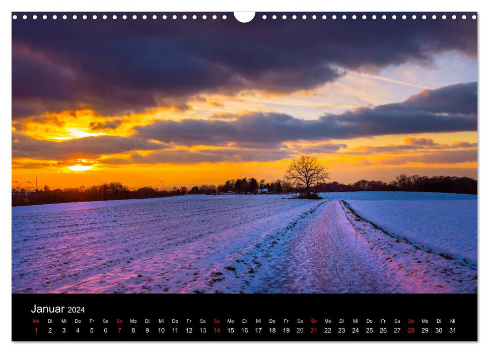 Leverkusen - ville et nature (calendrier mural CALVENDO 2024) 