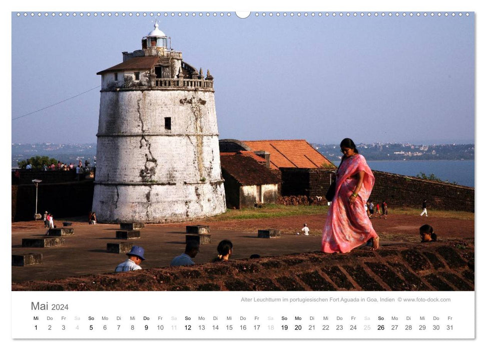 La fascination de la navigation - mers et villes portuaires (Calendrier mural CALVENDO Premium 2024) 