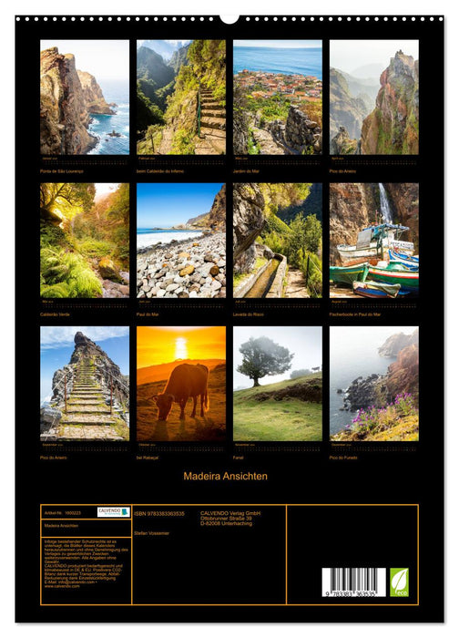 Madeira Ansichten (CALVENDO Premium Wandkalender 2024)