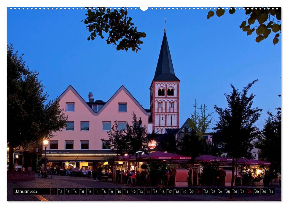 SIEGBURG magique (Calendrier mural CALVENDO Premium 2024) 