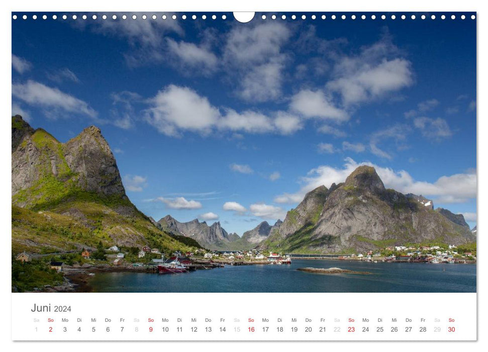 Scandinavie - Le nord mystique (Calendrier mural CALVENDO 2024) 