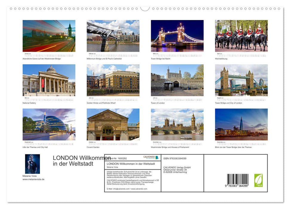 LONDON Willkommen in der Weltstadt (CALVENDO Premium Wandkalender 2024)