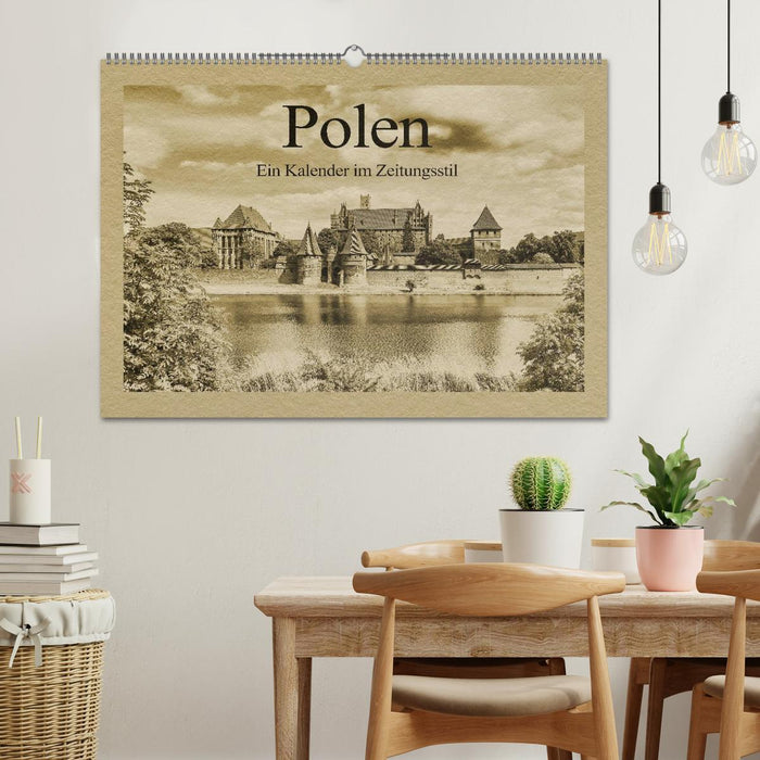 Polen – Ein Kalender im Zeitungsstil (CALVENDO Wandkalender 2024)