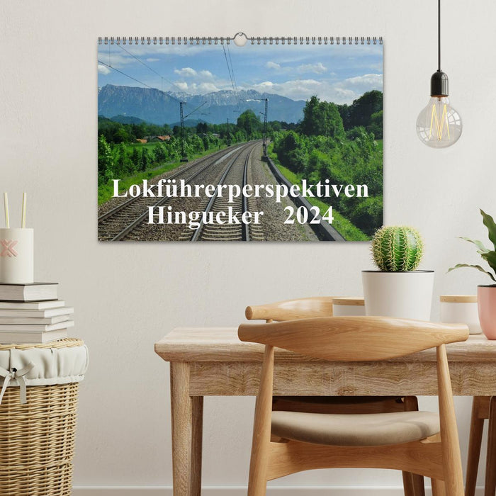 Lokführerperspektiven - Hingucker (CALVENDO Wandkalender 2024)