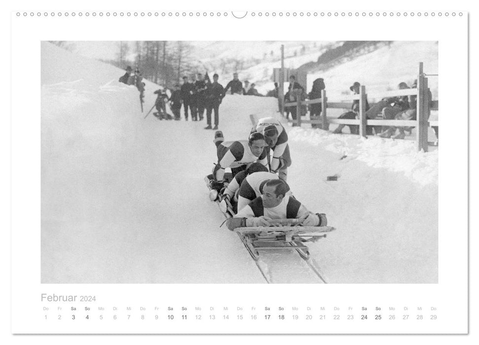 Wintersport und Wettbewerb (CALVENDO Wandkalender 2024)