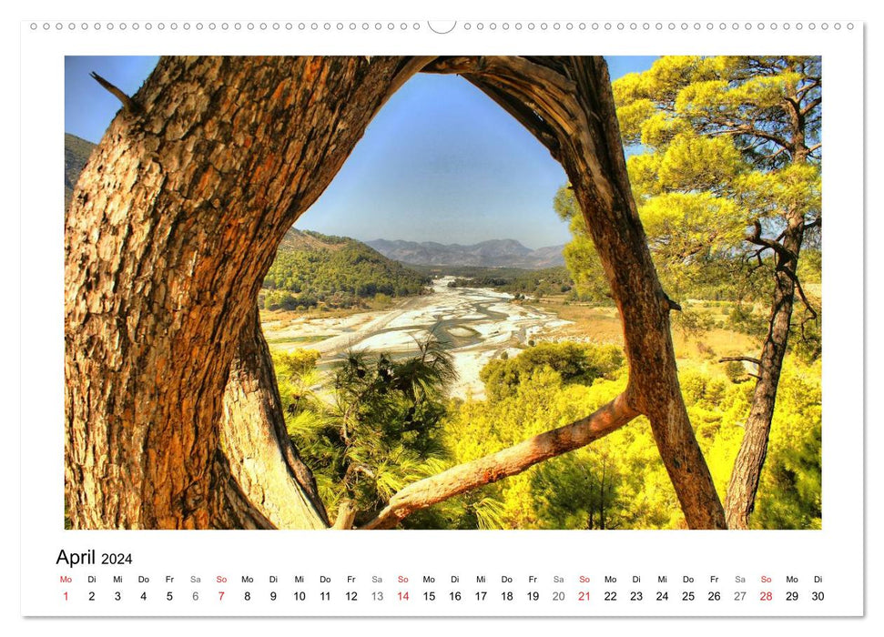 Blaue Reise Türkei (CALVENDO Premium Wandkalender 2024)