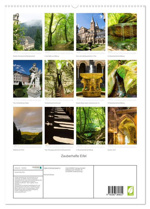 Eifel magique (Calendrier mural CALVENDO Premium 2024) 