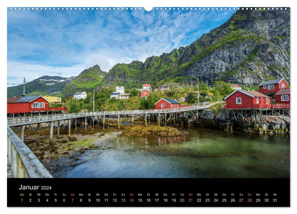 Skandinavien im Sommerlicht (CALVENDO Premium Wandkalender 2024)