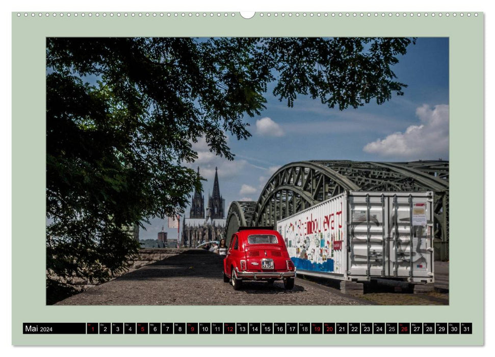 Le Knutschkugel à Cologne (Calvendo Premium Wall Calendar 2024) 