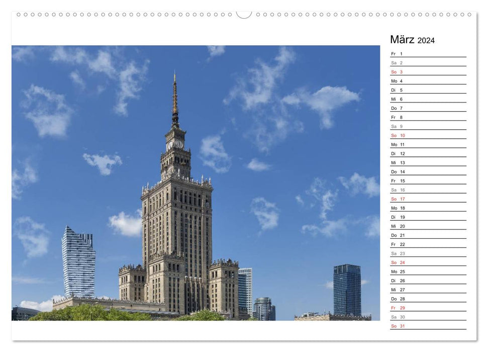 Pologne – le temps des découvertes (calendrier mural CALVENDO 2024) 