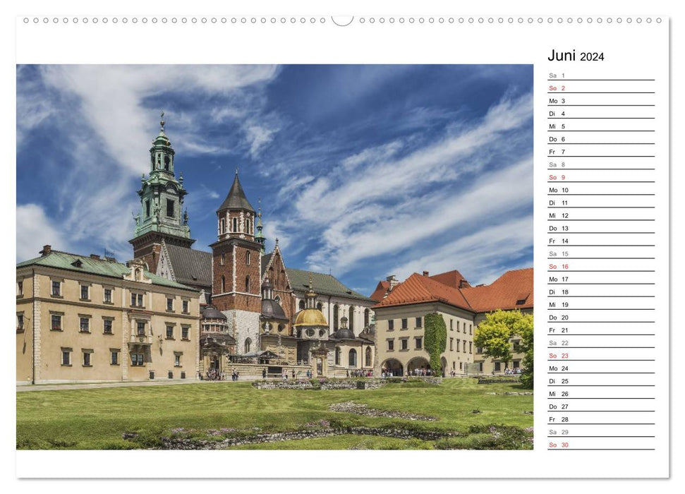 Pologne – le temps des découvertes (calendrier mural CALVENDO 2024) 