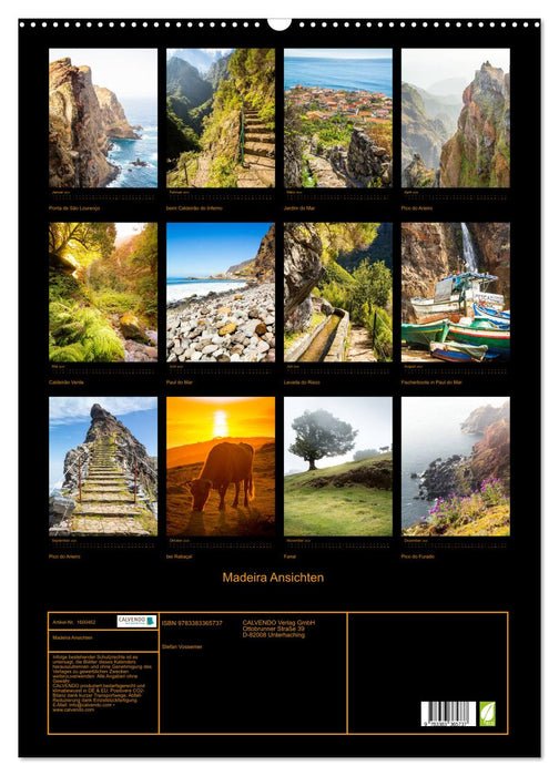 Madeira Ansichten (CALVENDO Wandkalender 2024)