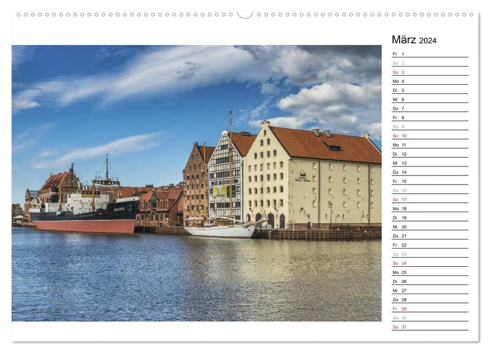 Gdansk - le temps des découvertes (calendrier mural CALVENDO 2024) 