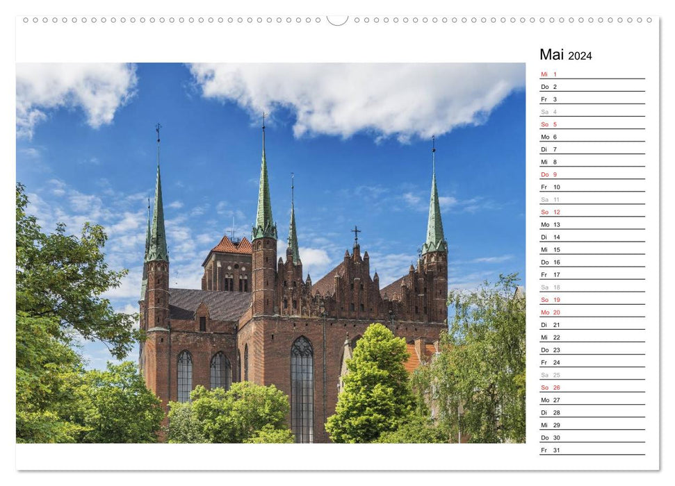 Gdansk - le temps des découvertes (calendrier mural CALVENDO 2024) 