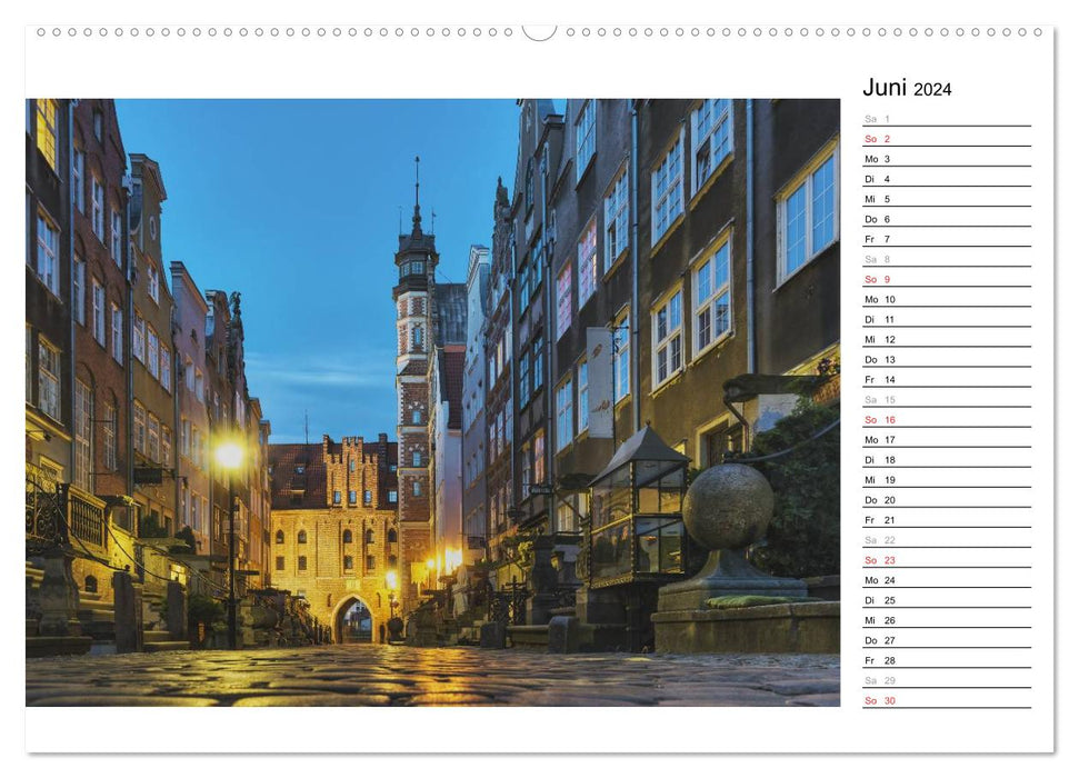 Gdansk - le temps des découvertes (calendrier mural CALVENDO 2024) 