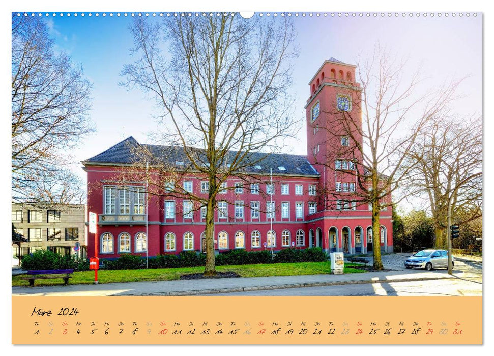 Bergedorf Hamburgs Perle an der Bille (CALVENDO Premium Wandkalender 2024)
