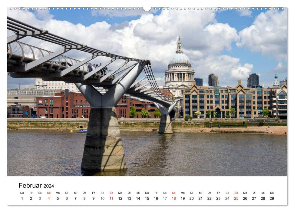 LONDON Welcome to the cosmopolitan city (CALVENDO wall calendar 2024) 