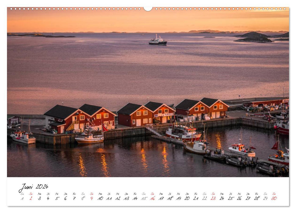 Bodø - Capitale du Pays du Nord / 2024 (Calendrier mural CALVENDO 2024) 