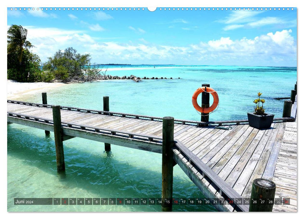 Maldives - Island dream in paradise (CALVENDO wall calendar 2024) 