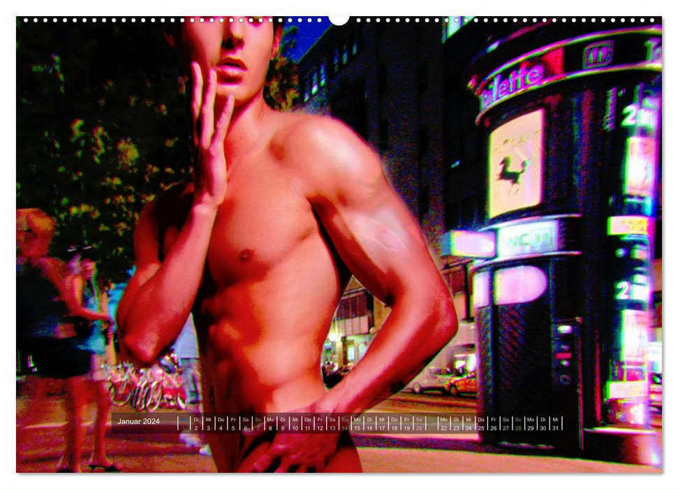 public phantasies - erotische Männerfotografie (CALVENDO Premium Wandkalender 2024)