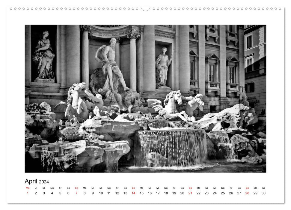 ROME Monochrome (CALVENDO wall calendar 2024) 