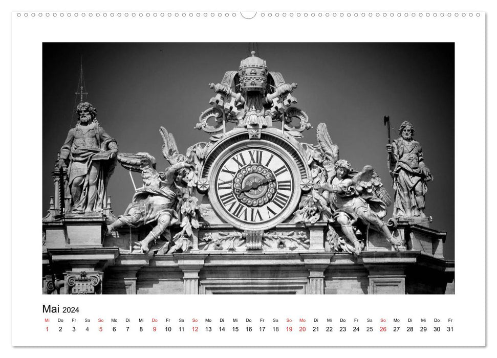 ROME Monochrome (CALVENDO wall calendar 2024) 